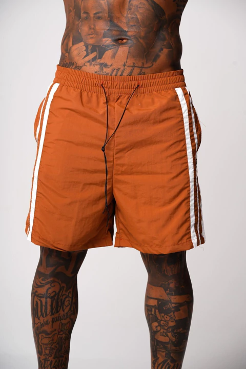 Short Ou.z Stripe Sade - Ferrugem