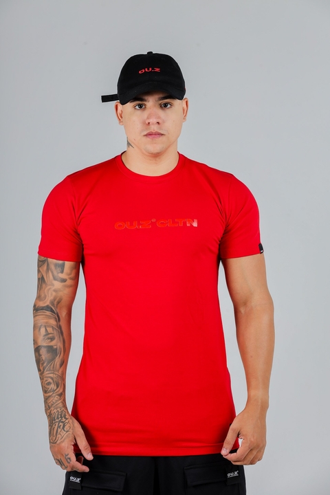 Camiseta Slim Ouz Cltn - Vermelho