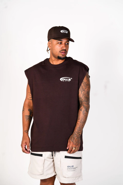 Regata Machão Basic Ouz - Marrom