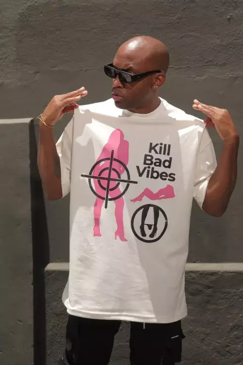 Over Kill Bad Vibes - Off White - comprar online