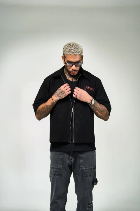 Camisa Dark Flower - Preto - comprar online