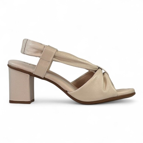 SPELL SANDALIA DE CUERO CON MOÑO Y ELASTICO