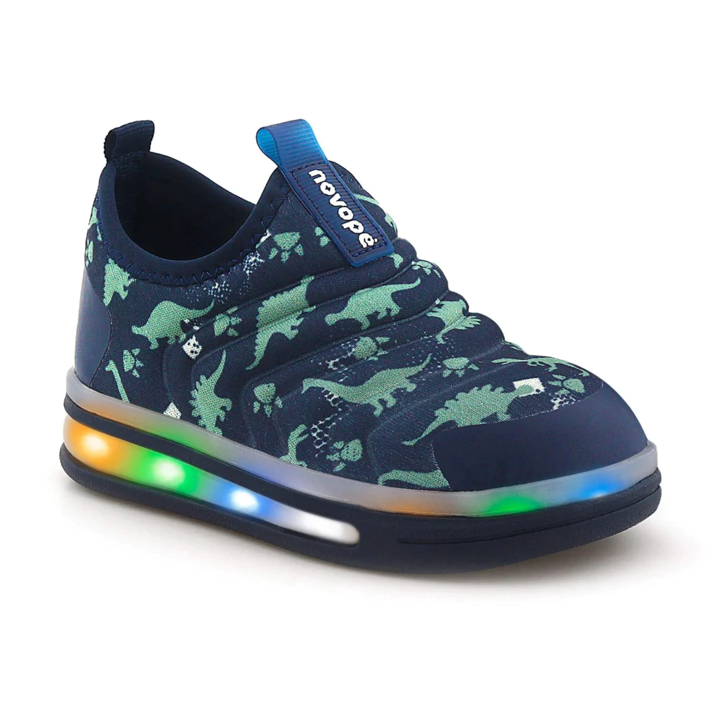 NOVOPE ZAPATILLA DINO CON LED