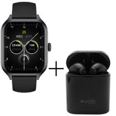 SMARTWATCH + AURICULAR PADDLE WATCH