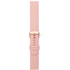 MALLA SMARTWATCH DE SILICONA ROSA CON DORADO