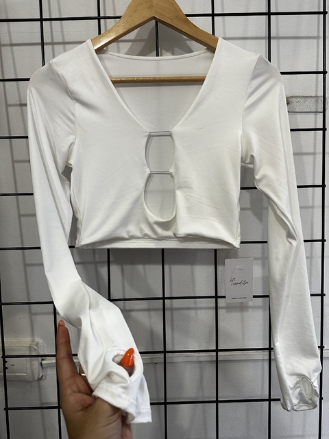 Top ML Grecia blanco