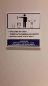 Placa para Banheiro "Mantenha a ordem e a limpeza" na internet