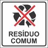 Adesivo Resíduo Comum - Kit com 50 adesivos