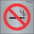 placa proibido fumar neste local