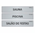 placa para condomínio, identificação de condomínio