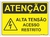 Atenção alta tensão - AT008