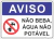 Placa não beba, água não potável