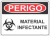 placa perigo infectante