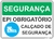 placa uso obrigatório do calçado de segurança