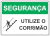placa utilize o corrimão