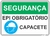 placa uso obrigatório de capacete