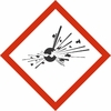 rótulo GHS Risco Explosivo