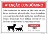 placa maus-tratos contra os animais, lei 17477