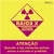 Placa Raios X - Entrada Restrita - Atenção: Quando a luz vermelha estiver acesa a entrada é proibida .