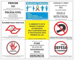 placas obrigatórias para o comércio, placas obrigatórias para bares e restaurantes, placas obrigatórias.