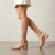 Sandalias de charol bajas con pulsera color nude. Modelo Camilo de Las Boleras.