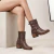 Bota modelo Greta color chocolate de Las Boleras.