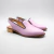Zuecos de cuero color rosa. Modelo Jerry de Las Boleras.