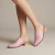 Mule de cuero color rosa. Modelo Ken de Las Boleras.