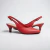 Zapatos de cuero taco chupete color rojo. Modelo Luli de Las Boleras.