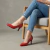 Stilettos de cuero color rojo. Modelo Marsi de Las Boleras.
