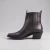 Botas cortas de cuero con elásticos laterales. Modelo Muyer de Las Boleras.