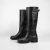 Botas altas de cuero color negro. Modelo Renata de Las Boleras.