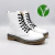 Borcego color blanco vegan de Las Boleras.