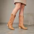 Bota texana de cuero modelo Texea color suela de Las Boleras.