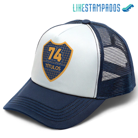 Gorra Trucker Boca 74 Títulos - comprar online