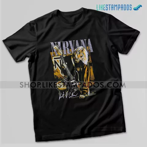 Remera 100% Algodón Nirvana