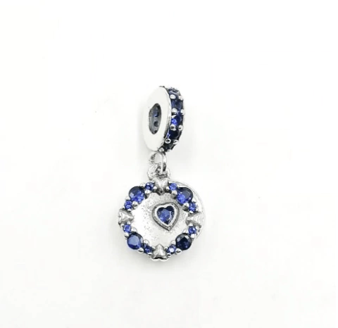 Dije Charms Aro y Corazón doble