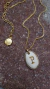 Collar Letras Dorado