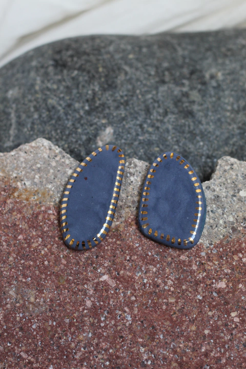 Aro Checa rayas dorado - tienda online