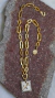Collar Zodíaco con cadena dorada