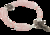 PULSEIRA TERÇO SÃO BENTO CRISTAL ROSA