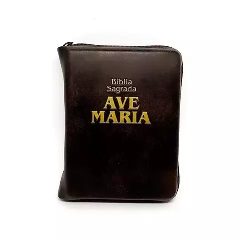 Bíblia Sagrada Ave Maria com Zíper