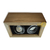 Plafon de Techo de Madera 2 Luces Dicroica Gu10