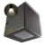 Spot Difusor Luces Unidireccional pared Cubo Exterior Interior intemperie G9 led