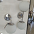 Aplique de Pared Curvo Esfera 1 Luz satinada Cromo Cromado Plateado