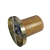 Lampara De Pared Techo Dorado Y Capuchón de Madera 1 Luz Apto Led