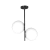 Lampara de techo barral 2 esferas globo de vidrio deco moderna barra cocina isla