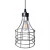 Lámpara Colgante Jaula De Alambre Deco Retro Vintage. - Kailux Luces & Deco