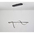Colgante LED de 48W modelo Sea, con diseño moderno y elegante en color negro y luz de contorno. Ideal para interiores.