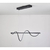 Colgante LED de 48w modelo Sea, diseño moderno en color negro con forma ondulada.